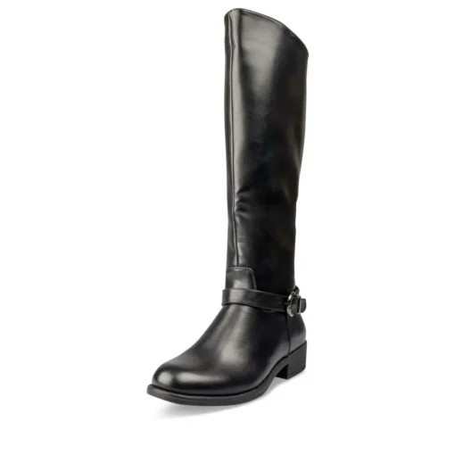 Bottes NOIR Femme Motif Uni Fermeture éclair