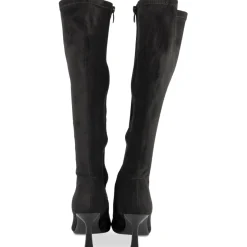 Bottes NOIR Femme Motif Uni Fermeture éclair