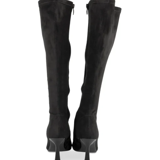 Bottes NOIR Femme Motif Uni Fermeture éclair
