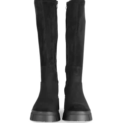 Bottes NOIR Femme Motif Uni Fermeture éclair