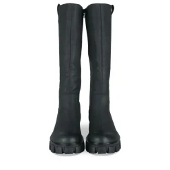 Bottes NOIR Femme Motif Uni Fermeture éclair