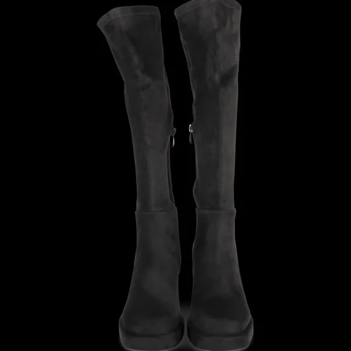 Bottes NOIR Femme Motif Uni Fermeture éclair