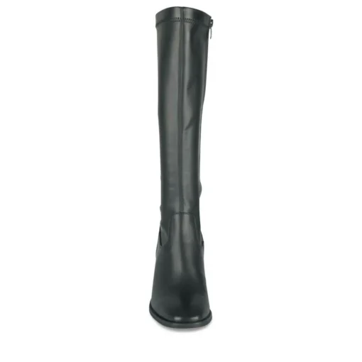 Bottes NOIR Femme Motif Uni Fermeture éclair