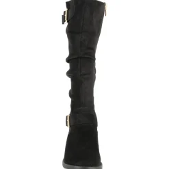 Bottes NOIR Femme Motif Uni Fermeture éclair