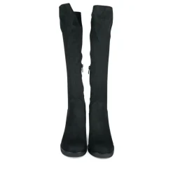Bottes NOIR Femme Motif Uni Fermeture éclair