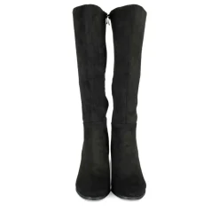 Bottes NOIR Femme Motif Uni Fermeture éclair