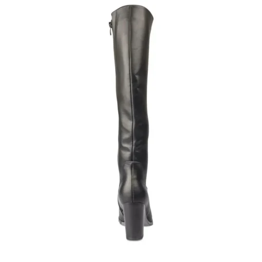 Bottes NOIR Femme Motif Uni Fermeture éclair