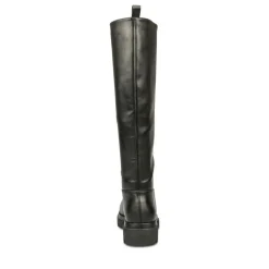Bottes NOIR Femme Motif Uni A Enfiler