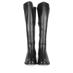 Bottes NOIR Femme Motif Uni Fermeture éclair