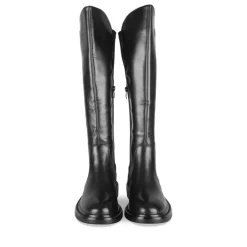 Bottes NOIR Femme Motif Uni A Enfiler