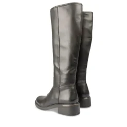 Bottes NOIR Femme Motif Uni Fermeture éclair