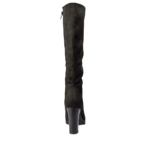 Bottes NOIR Femme Motif Uni Fermeture éclair