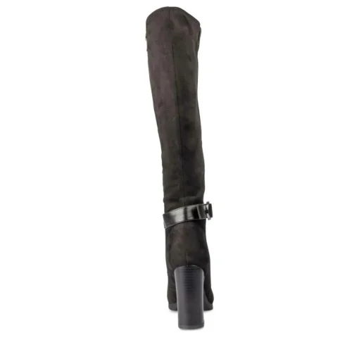 Bottes NOIR Femme Motif Uni Fermeture éclair