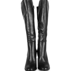 Bottes NOIR Femme Motif Uni Fermeture éclair