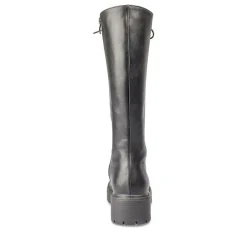 Bottes NOIR Femme Motif Uni Fermeture éclair