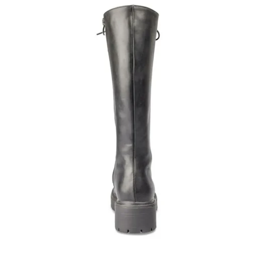 Bottes NOIR Femme Motif Uni Fermeture éclair