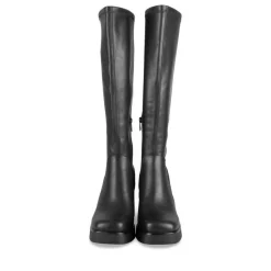Bottes NOIR Femme Motif Uni Fermeture éclair