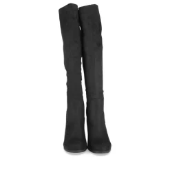 Bottes NOIR Femme Motif Uni Fermeture éclair
