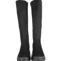 Bottes NOIR Femme Motif Uni Lacets