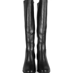 Bottes NOIR Femme Motif Uni Fermeture éclair