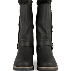 Bottes NOIR Femme Motif Uni A Enfiler