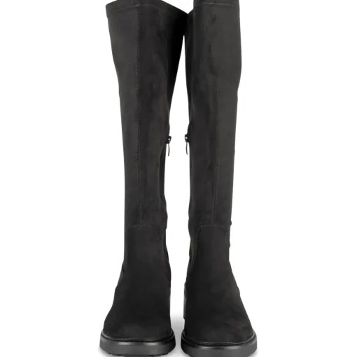Bottes NOIR Femme Motif Uni Fermeture éclair