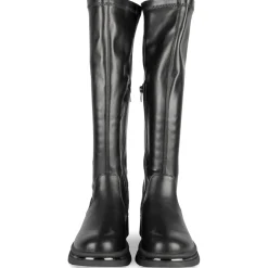Bottes NOIR Femme Motif Uni Fermeture éclair
