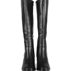 Bottes NOIR Femme Motif Uni Fermeture éclair