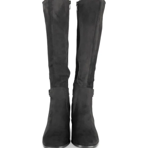 Bottes NOIR Femme Motif Uni Fermeture éclair