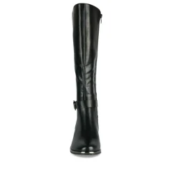 Bottes NOIR Femme Motif Uni Fermeture éclair