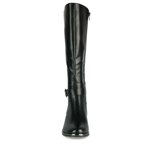 Bottes NOIR Femme Motif Uni Fermeture éclair