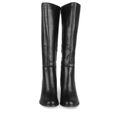 Bottes NOIR Femme Motif Uni Fermeture éclair