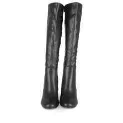 Bottes NOIR Femme Motif Uni Fermeture éclair