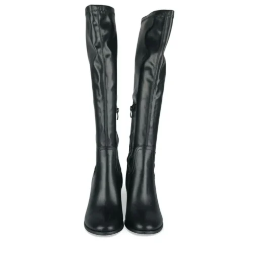 Bottes NOIR Femme Motif Uni Fermeture éclair