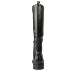 Bottes NOIR Femme Motif Uni Fermeture éclair