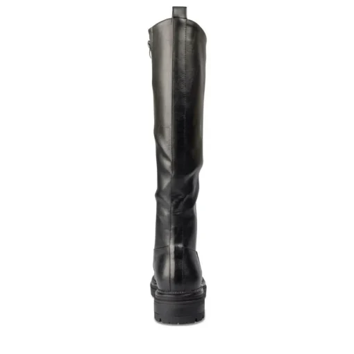 Bottes NOIR Femme Motif Uni Fermeture éclair