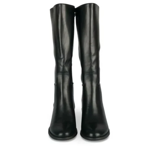 Bottes NOIR Femme Motif Uni Fermeture éclair