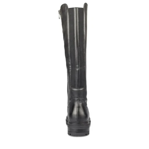 Bottes NOIR Femme Motif Uni Fermeture éclair