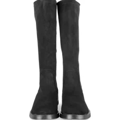 Bottes NOIR Femme Motif Uni A Enfiler