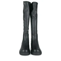 Bottes NOIR Femme Motif Uni Fermeture éclair