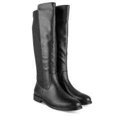Bottes NOIR Femme Motif Uni Fermeture éclair