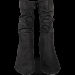 Bottes NOIR Femme Motif Uni Fermeture éclair