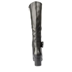 Bottes NOIR Femme Motif Uni Fermeture éclair