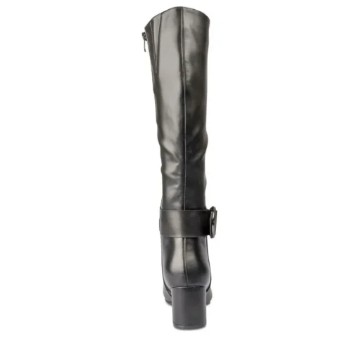 Bottes NOIR Femme Motif Uni Fermeture éclair