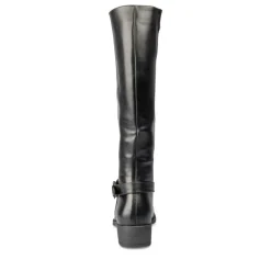 Bottes NOIR Femme Motif Uni Fermeture éclair