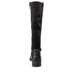 Bottes NOIR Femme Motif Uni Fermeture éclair