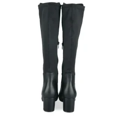 Bottes NOIR Femme Motif Uni Fermeture éclair