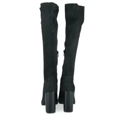 Bottes NOIR Femme Motif Uni Fermeture éclair