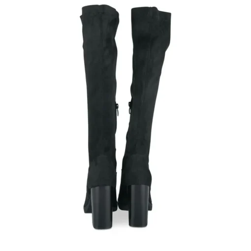 Bottes NOIR Femme Motif Uni Fermeture éclair