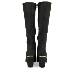 Bottes NOIR Femme Motif Uni Fermeture éclair